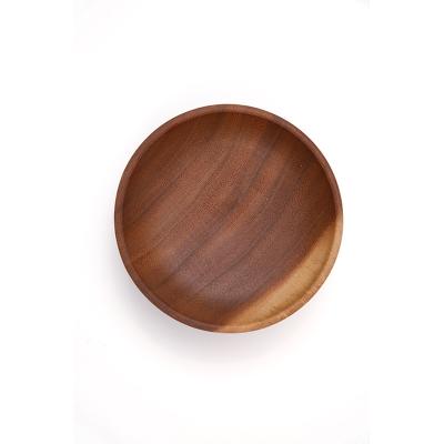 China Sustainable Modern Disposable Dinner Dish/Bamboo Palmette/Wooden Sushi Platter Dishes for sale