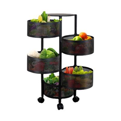 China Sustainable Wholesale Home Kitchen Shelf, 360 Degree Rotating Storage Rack, Kitchen And Bathroom Rack for sale