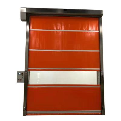 China Customized Hot Selling Asia Windproof PVC Garage Hot Sale Fast Rolling Quick Roll Up Door for sale