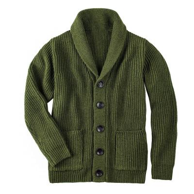 China OEM Customized Wholesale Breathable Long Sleeve Solid Color Knit Sweater Cardigan Mens Sweaters for sale