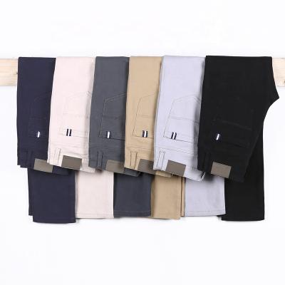 China Wholesale Breathable Fashion Khaki Chino Business Casual Dress Pants Men's Pants for sale