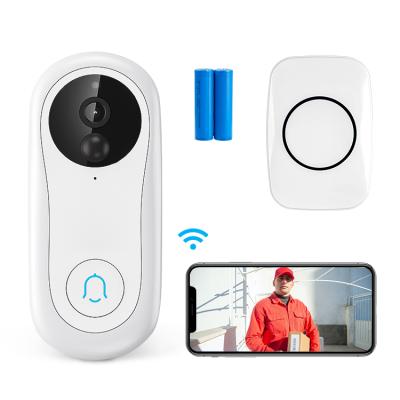 China Wireless Wifi Smart Visal Multi Video Users Smart Video Doorbell Camera 1080 Video Doorbell Slim Doorbell 140*61*33.8mm for sale