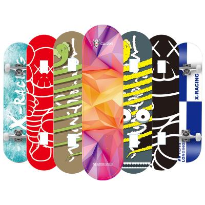 China High Quality Kid Cruiser Skate Board With High Elastic PU Wheel For Adults And Kids Maple Wood Skateboards for sale