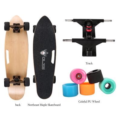 China wholesale custom made kid small splints high speed maple portable skateboard for sale