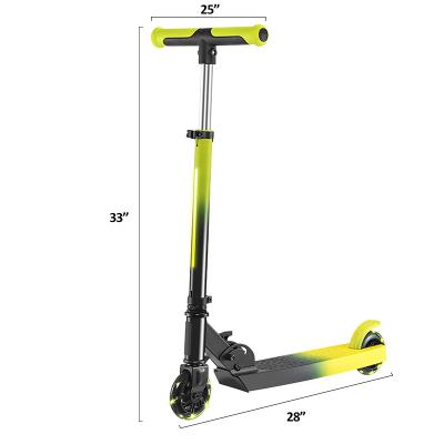 China Kick Scooters Kick Scooters Wholesale Cheap LED Kids Balance Training Scooter Kick Kids Scooter with 2 Wheels for sale