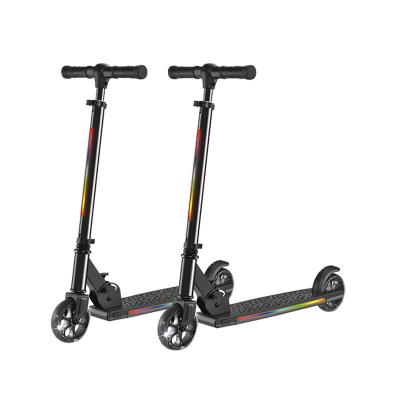 China Kids Balance Training Scooter 2022 New Customized Steel Flashing Wheels Kick Scooter Folding Foot Scooter for sale