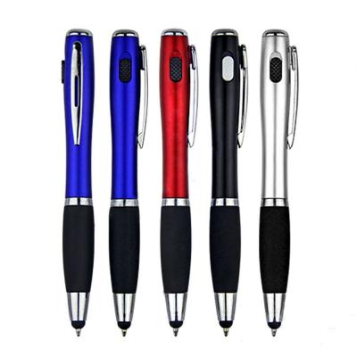 China Promotional Plastic Pen Cheap Stylus Light Led Pen Promotional Led Ballpoint Pen With Screen Touch for sale