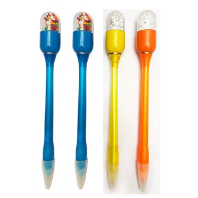 China Cartoon Ball Pen Promotion Custom Logo Pill Shape Ballpoint Pen With Design for sale