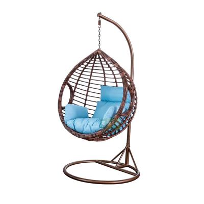 China Latest Leisure Swing Chair Eco-friendly Indoor Garden Hanging Rattan Furniture (EFH1005) For Sale for sale