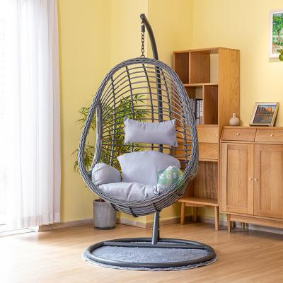 China (EFH1007) Eco-friendly Outdoor Hanging Garden Rattan Egg Chair Swing Furniture for sale