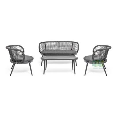 China Aluminum (E3050) Eco-friendly Outside Sofa Set Furniture For Outdoor Garden for sale