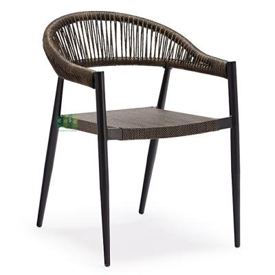 China Outdoor Rattan Rope Garden Chair (E7071A) Eco-Friendly UV Resistant Comfortable Patio Furniture for sale