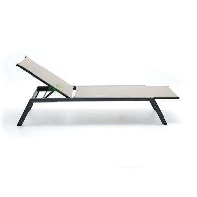 China Eco-friendly European Aluminum Beach KD Sun Convertible Sofa Foldable Bed Chair (EFL1004) for sale