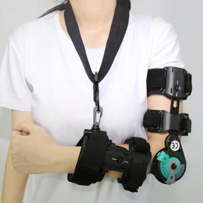 China Universal Articulated Elbow Support ROM Brace Adjustable Orthopedic for sale