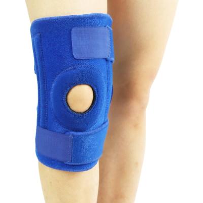 China Adjustable Flexible Blue Sports Protective Neoprene Knee Wrap Knee Support Knee Protectors KN-054 for sale