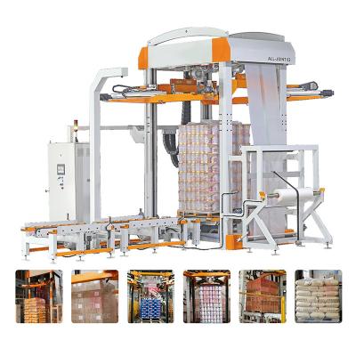 China High Tear Puncture Resistance Automatic Brick Packaging Equipment Stretch Film Wrapping Machine for sale