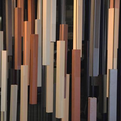 China Customized Decorative Brick Tile Multi Color Fiber Line Decorative Wall Brick for sale