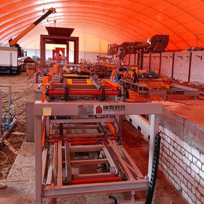 중국 Clay Brick Making Production Line Block Making Process  of  WG Project 판매용