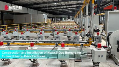 China Construcción e instalación de quemadores de gas natural para hornos de túnel en fábricas de ladrillos en venta