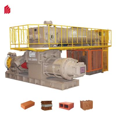 China Brick Making Machine Double Stage Vacuum Extruder Germany Technology for sale