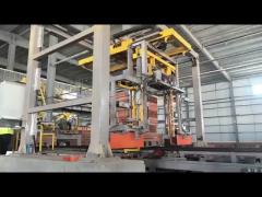 Automatic clay brick packaging machine belt strapping and packaging system