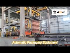 automatic clay brick packaging machine belt strapping and packaging system