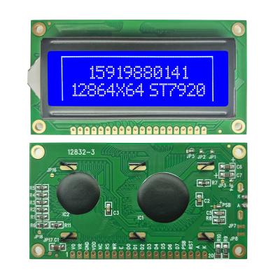 China OEM Hot Sale 12832-2dot matrix module monochrome lcd display module 12832 lcd-modul mit st7920  for instrument 80.5*43*13 for sale