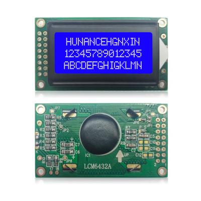 China 6432A dot-matrix lcd modules old 64x32 rohs display module lcd  monochrome small lcd display module 58.3*32*10.3 for sale