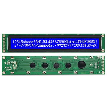 China 3.2 inch Character lcd display 4002A STN screen LCD SPI serial port  40x2 dot matrix lcd display module 182X33.5X13.5 for sale