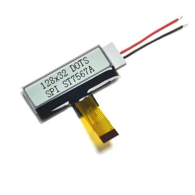 China Factory Price Lcd  128x32 Character Lcd Display Module dot matrix monochrome LCD display  for transformer 33.0(L) x 15.0(W) x 1.8(T) for sale