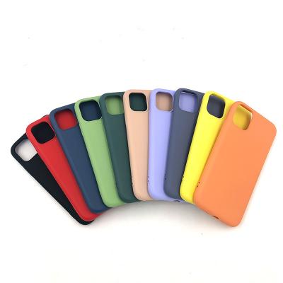 China Official Factory Silicon Shockproof Case For iPhone 13 12 11 pro 6 6S Max 7 8 Plus Not Max XS XR Se x Back Cover Soft / With Logo for sale