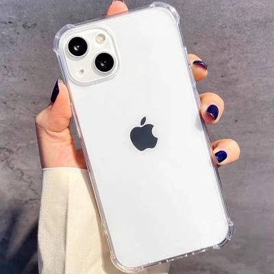 China Wholesale Clear Soft Space Case TPU Silicone Phone Case For iPhone 13 12 11Pro XS XR Max Shockproof Phone Case With Retail Box for sale