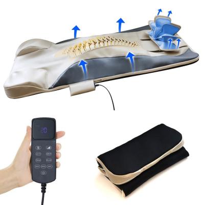 China OEM ODM best selling yoga fitness healthpal back and lumbar electric 4d stretching massage heating remote control mat for sale