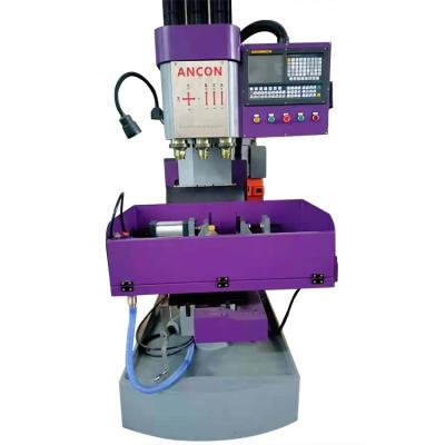 China Metal Processing CNC Vertical Guide Rail Super Sound Frequency Quenching 3 Axis Drilling Thread Tapping Machine for sale