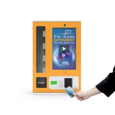 China Subway Station Automatic Spring Driving Vending Machine Mini Snack Dispenser Cosmetics Vending Mahcine for sale