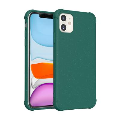 China Eco-Friendly Degradable Sytron Bio Shockproof Manufacturing Back Cover Phone Case For iPhone 11 for sale