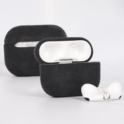 China Soft\Comfortable\Safety\Flexible For Airpods Custom Cute Case Full Protective Soft Alcantara Wireless Earphone Case For Airpods 1 2 3 pro for sale