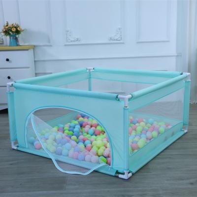 China Square Mesh Safety Drop Cloth Children Play Fence Baby Playpen for sale