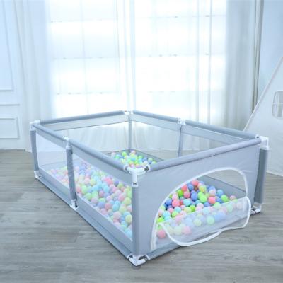 China New Fashion Baby Indoor Large Home Safety Canvas Slide Playpens for sale