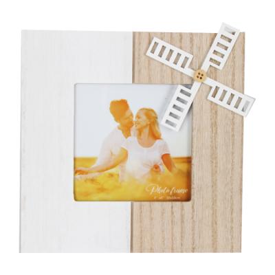 China Jinn Home Square Windmill Family MDF Picture Frame Photo Frame EC-Friendly For Table Top for sale