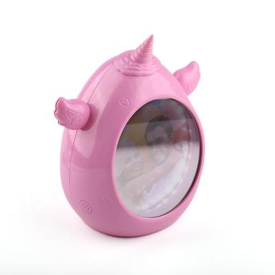 China Unique plastic funny cute 3d pink of family home memorial decoration .office led night light photo picture frame for sale