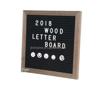 China Family /Lover /Kids /Emoticon/Motivate Paulownia Letter Board Wooden Handcrafted Advertising Felt Letter Board for sale