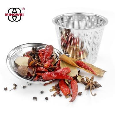 China MINGWEI Infuser Viable Tea Ball For Loose Leaf Tea Spice Infuser For Cooking 304 Stainless Steel for sale