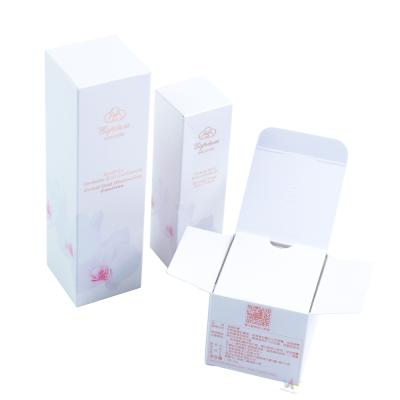 China 2022 Recycled Materials New Arrival Packaging Box Single Folding Paper Storage Boxes Custom Logo Packaging for sale