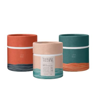 China Recycled Materials Empty Candle Paper Tube Packaging Cute Round Cardboard Gift Boxes Wholesale Luxury Round Box With Lid for sale