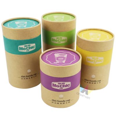 China Logo Cute Round Cardboard Custom Matcha Recyclable Set Gift Box Packaging for sale