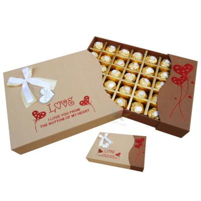 China Recyclable Custom Blank Gift Packaging Box For Chocolate for sale