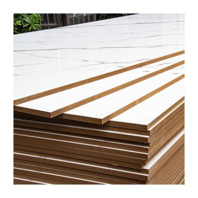 China Modern Top Quality Factory Price Anti-scratch Grain 1220*2440mm PET MDF Board, UV Resistance Wood Fiber 0.35MM PET Sheet ISO9001 for sale