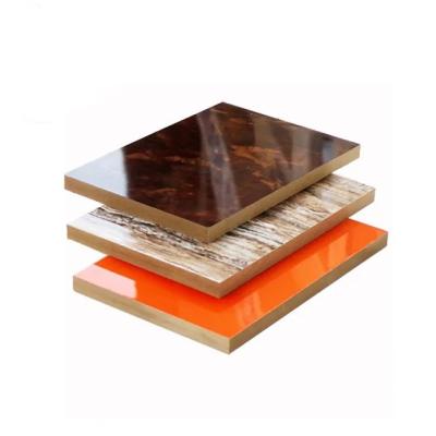 China Modern High Glossy UV Acrylic PET MDF Boards For Sideboards 18MM Laminated PET MDF Boards for sale