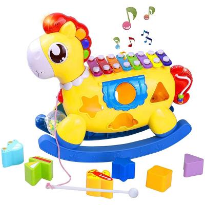 China Toy Baby Multifunctional Musical Toys Educational Cute Toy Piano Instruments Baby Xylophone for sale